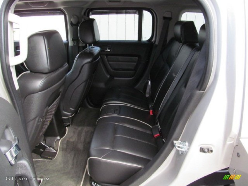 Ebony Black Interior 2007 Hummer H3 Standard H3 Model Photo #71238507