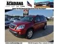 Crystal Red Tintcoat 2012 GMC Acadia SLE