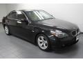 Jet Black - 5 Series 525i Sedan Photo No. 8