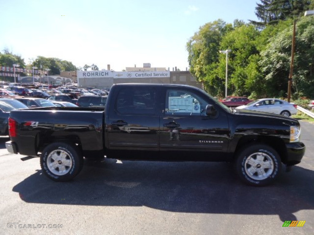 2013 Silverado 1500 LTZ Crew Cab 4x4 - Black / Ebony photo #5