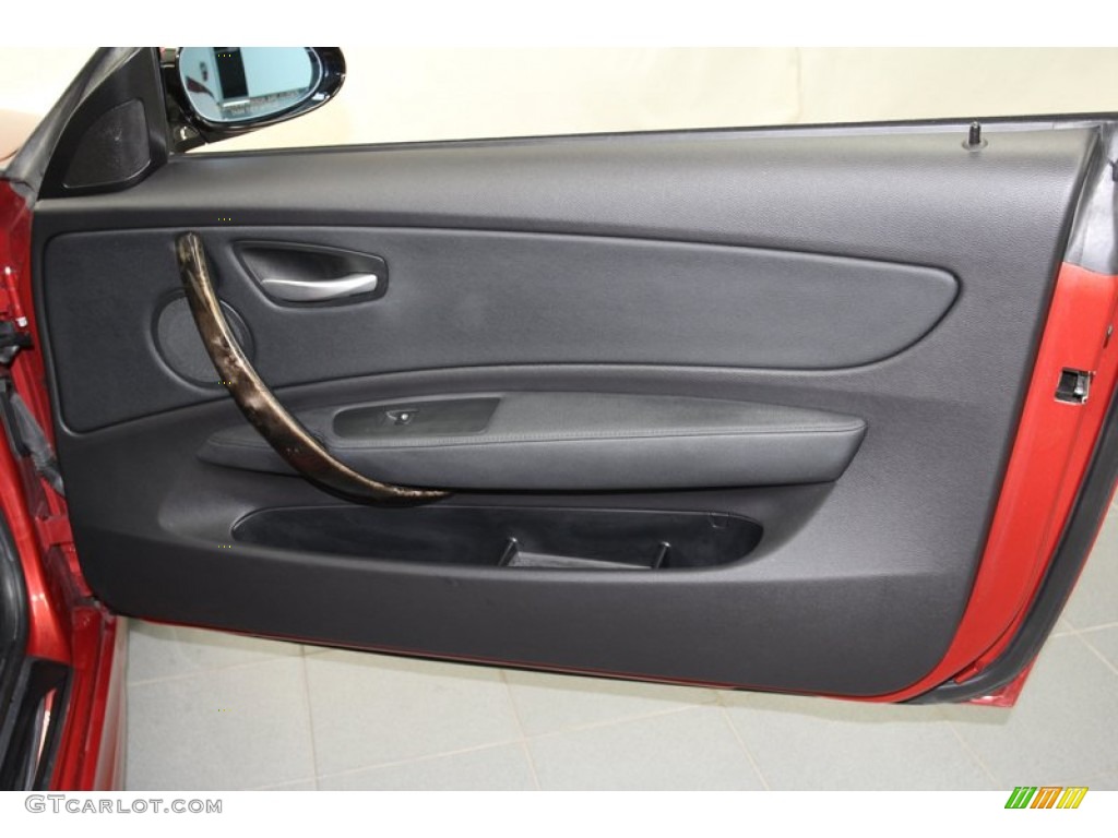 2008 1 Series 135i Coupe - Sedona Red Metallic / Black photo #25