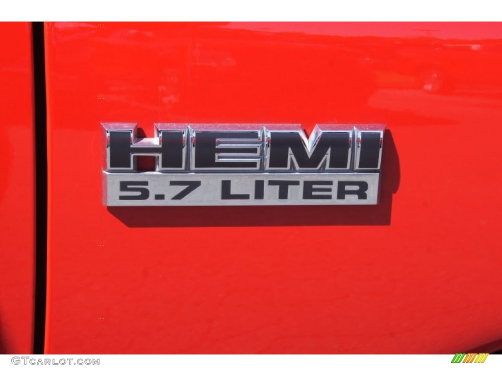 2007 Ram 1500 SLT Quad Cab - Flame Red / Medium Slate Gray photo #16