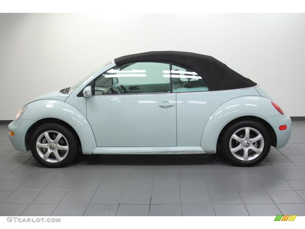 Aquarius Blue 2004 Volkswagen New Beetle GLS 1.8T Convertible Exterior Photo #71241832