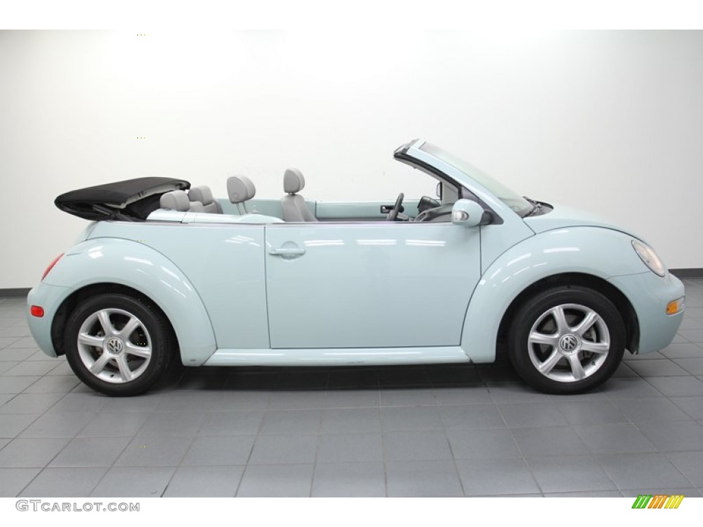 Aquarius Blue 2004 Volkswagen New Beetle GLS 1.8T Convertible Exterior Photo #71241874