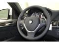 Black 2013 BMW X6 xDrive35i Steering Wheel