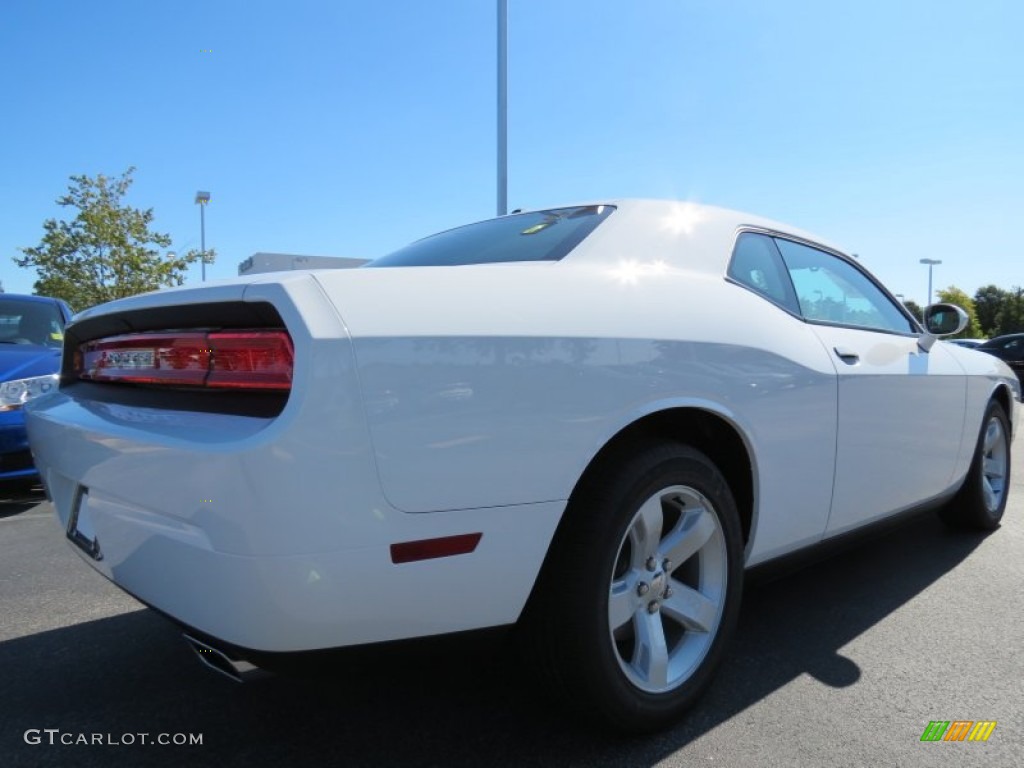 2013 Challenger SXT - Bright White / Dark Slate Gray photo #3