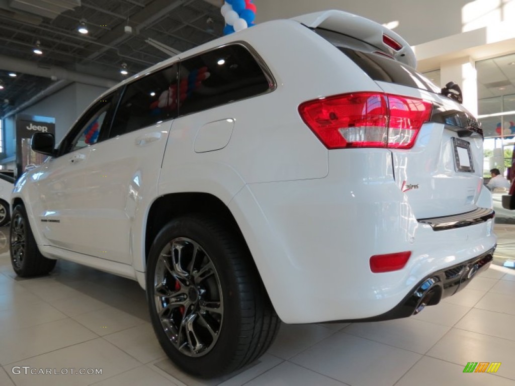 2013 Grand Cherokee SRT8 4x4 - Bright White / SRT Black photo #2