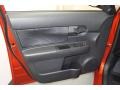 RS Suede Style Dark Gray/Hot Lava 2012 Scion xB Release Series 9.0 Door Panel