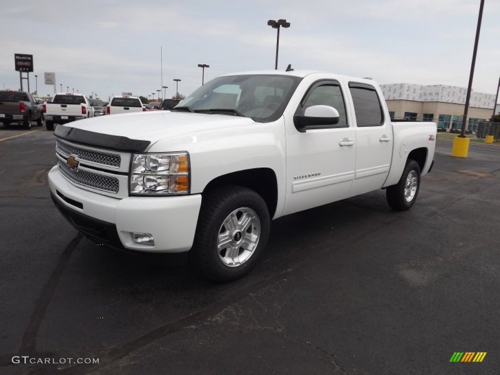 2013 Silverado 1500 LTZ Crew Cab 4x4 - Summit White / Light Cashmere/Dark Cashmere photo #1