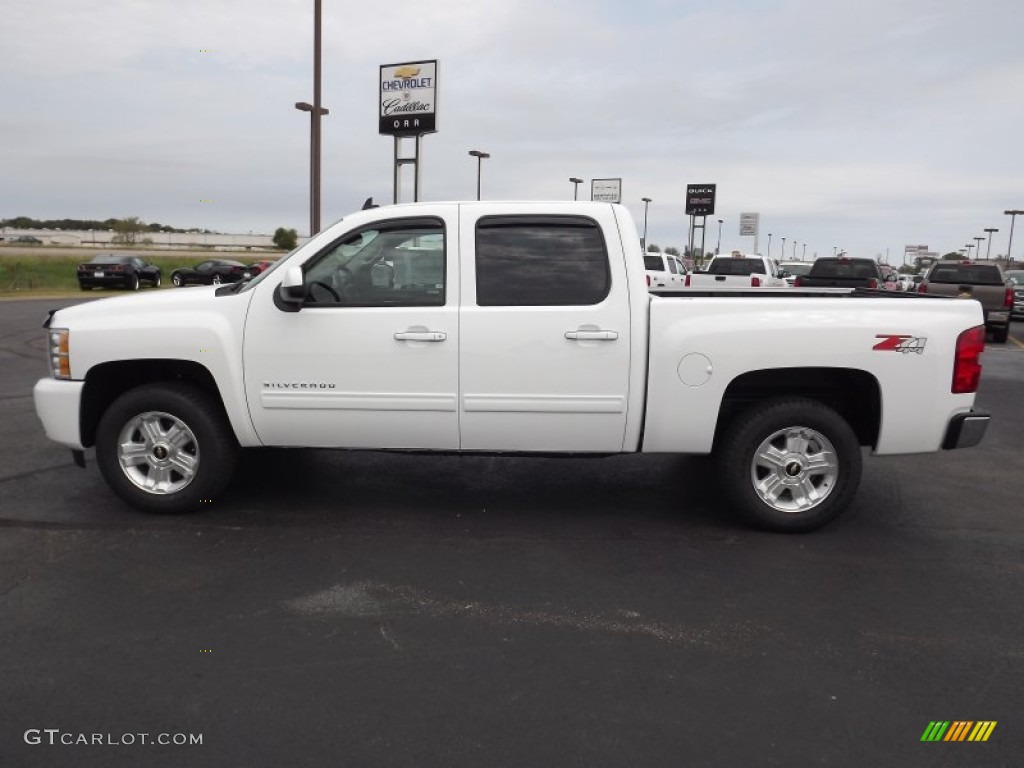 2013 Silverado 1500 LTZ Crew Cab 4x4 - Summit White / Light Cashmere/Dark Cashmere photo #8