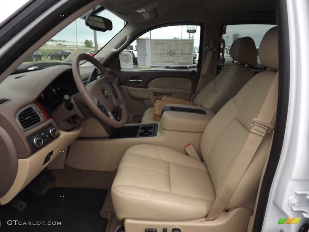 2013 Silverado 1500 LTZ Crew Cab 4x4 - Summit White / Light Cashmere/Dark Cashmere photo #11