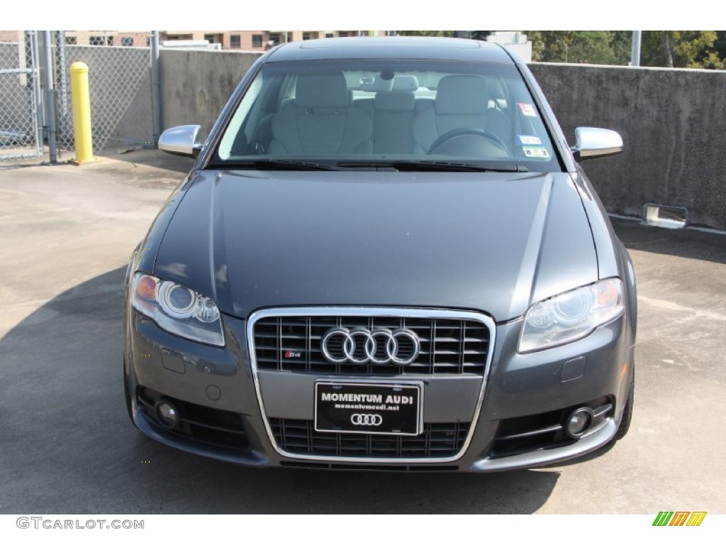 2005 S4 4.2 quattro Sedan - Dolphin Grey Metallic / Silver photo #2