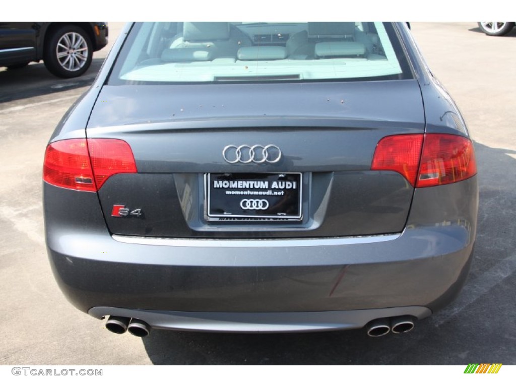 2005 S4 4.2 quattro Sedan - Dolphin Grey Metallic / Silver photo #4