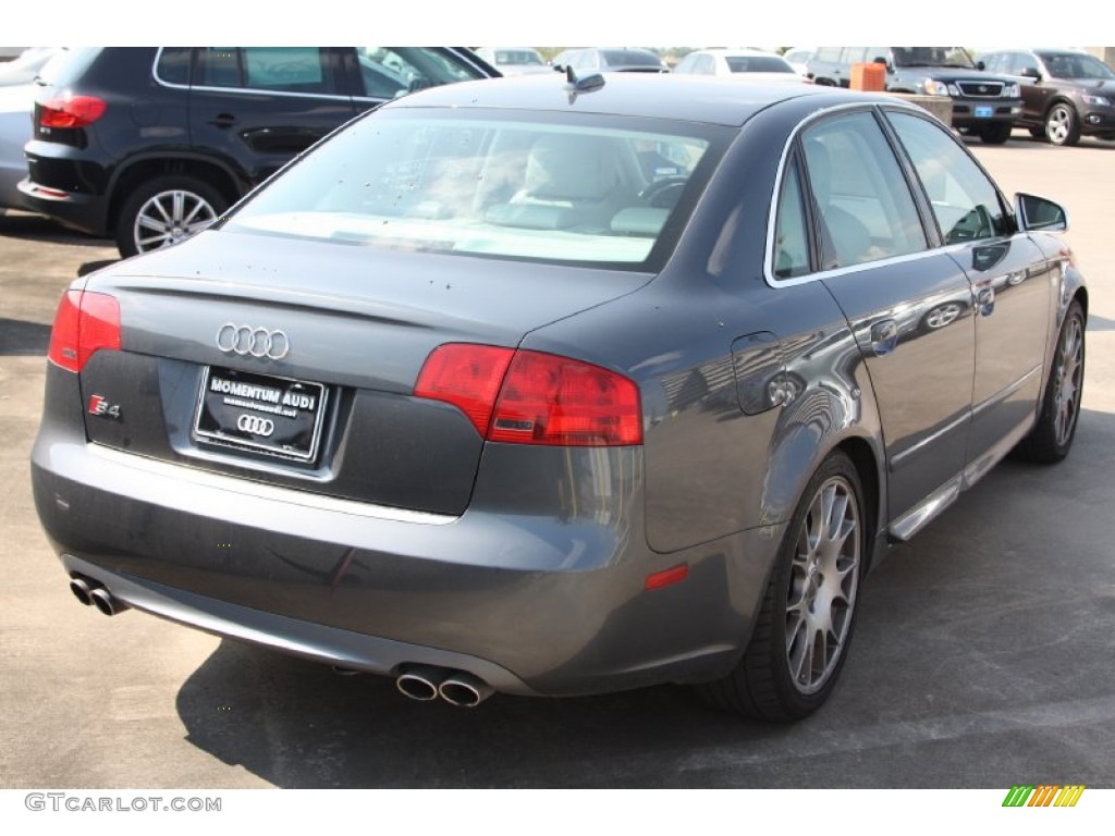 2005 S4 4.2 quattro Sedan - Dolphin Grey Metallic / Silver photo #5