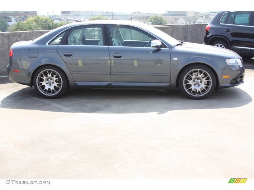 2005 S4 4.2 quattro Sedan - Dolphin Grey Metallic / Silver photo #6