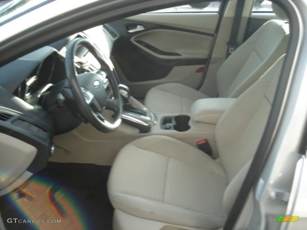 2012 Focus SEL Sedan - Ingot Silver Metallic / Stone photo #8