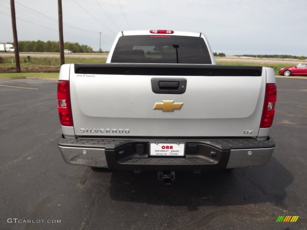 2013 Silverado 1500 LTZ Crew Cab 4x4 - Silver Ice Metallic / Ebony photo #6