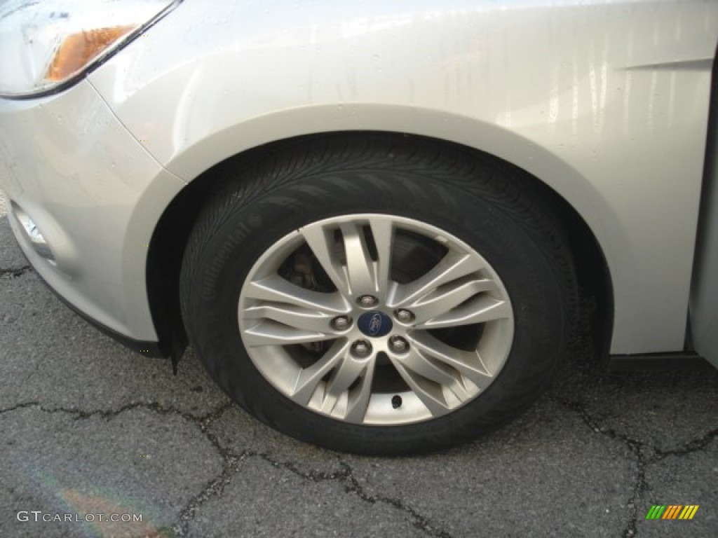 2012 Focus SEL Sedan - Ingot Silver Metallic / Stone photo #18