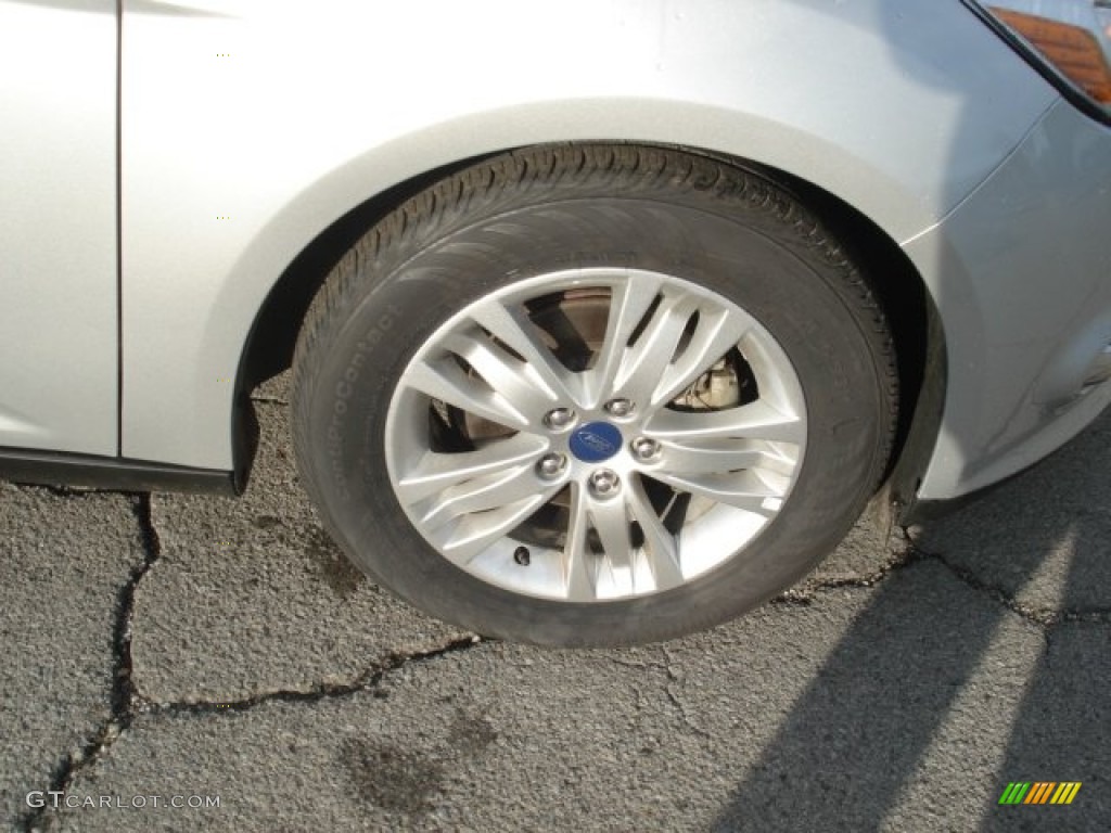 2012 Focus SEL Sedan - Ingot Silver Metallic / Stone photo #21