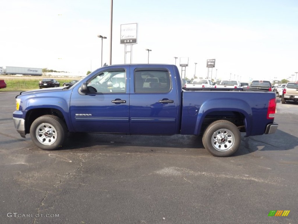 Heritage Blue Metallic 2013 GMC Sierra 1500 SL Crew Cab Exterior Photo #71244151