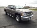 2013 Mocha Steel Metallic Chevrolet Silverado 1500 LT Crew Cab  photo #3