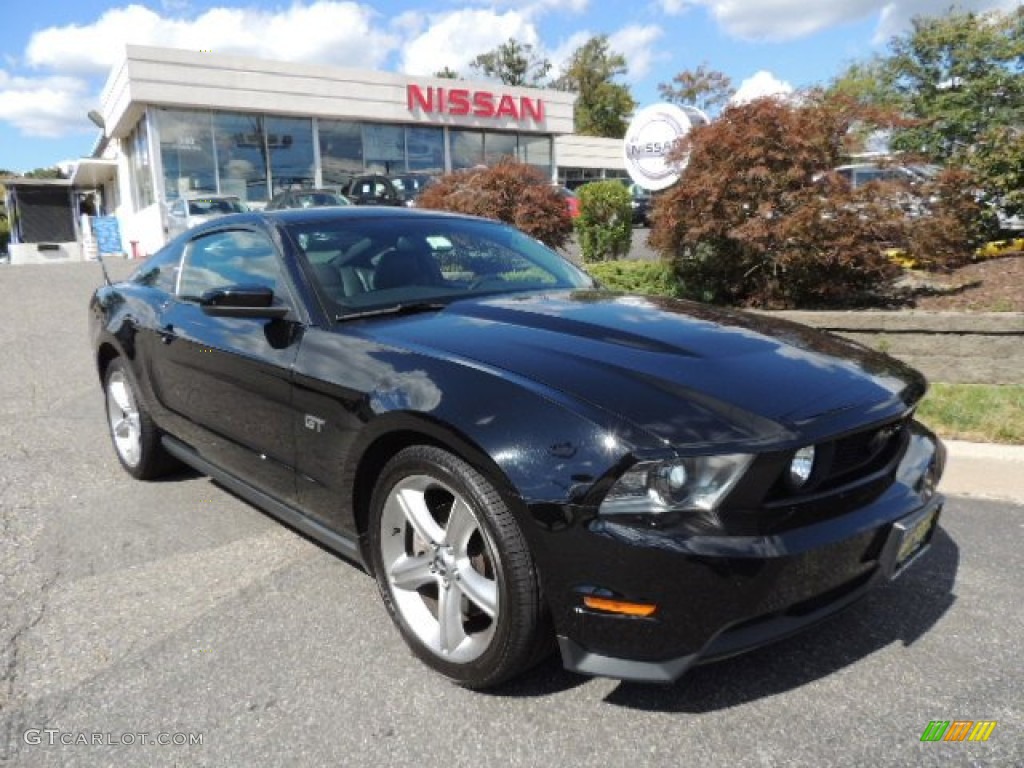 Black 2010 Ford Mustang GT Premium Coupe Exterior Photo #71244352