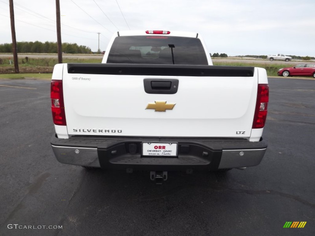 2013 Silverado 1500 LTZ Crew Cab 4x4 - Summit White / Light Cashmere/Dark Cashmere photo #6