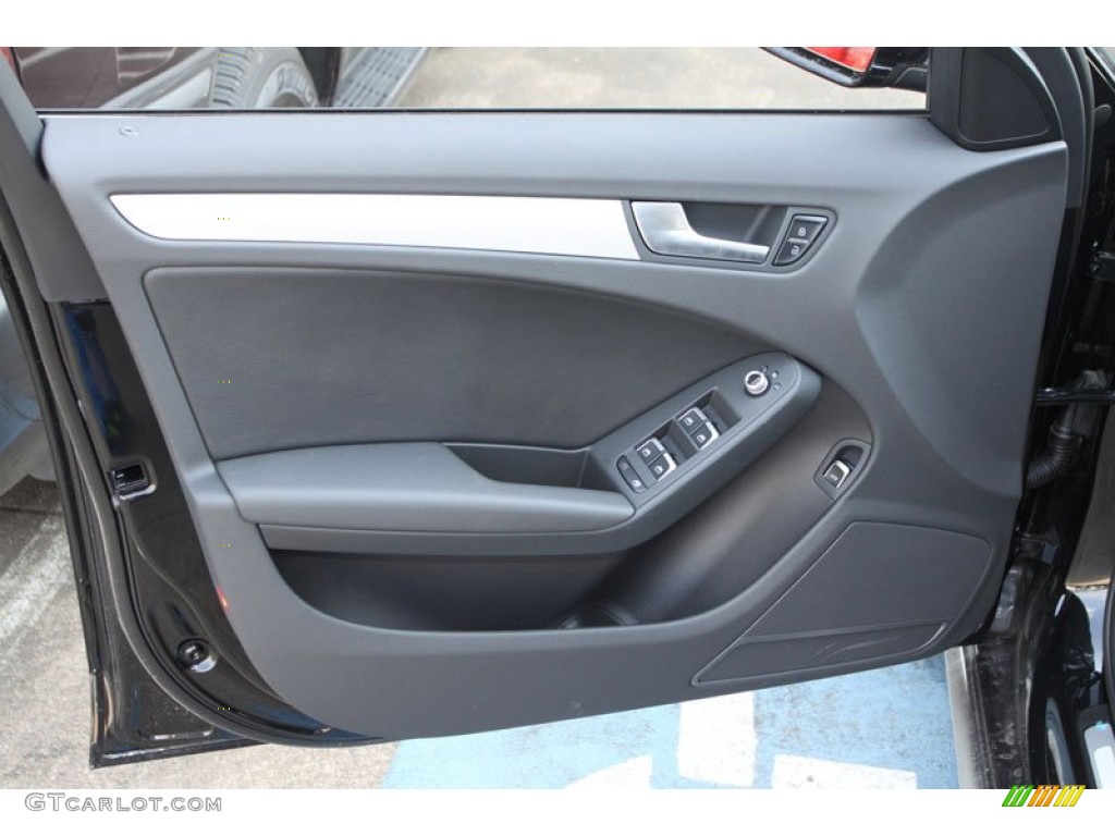 2013 Audi Allroad 2.0T quattro Avant Black Door Panel Photo #71244625