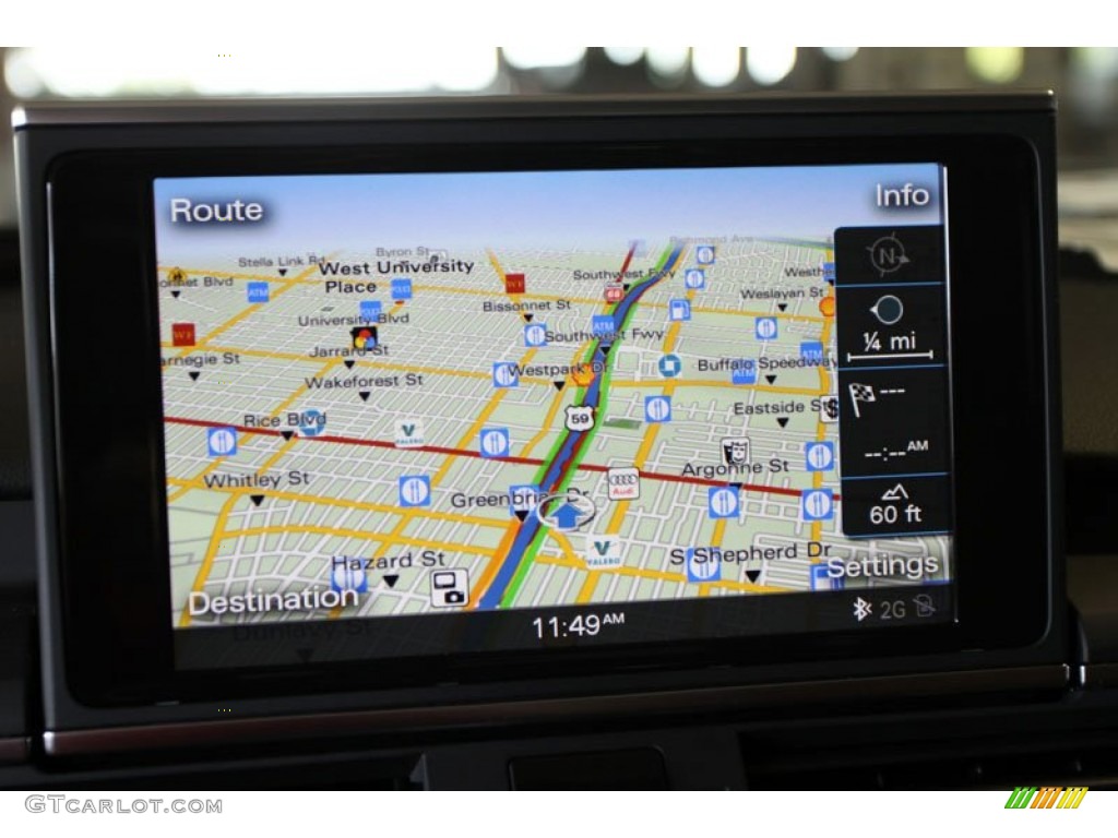 2013 Audi A6 3.0T quattro Sedan Navigation Photo #71244928