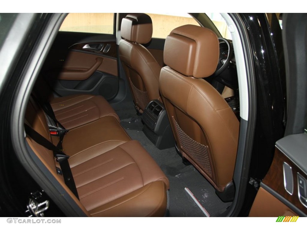 Nougat Brown Interior 2013 Audi A6 3.0T quattro Sedan Photo #71244973