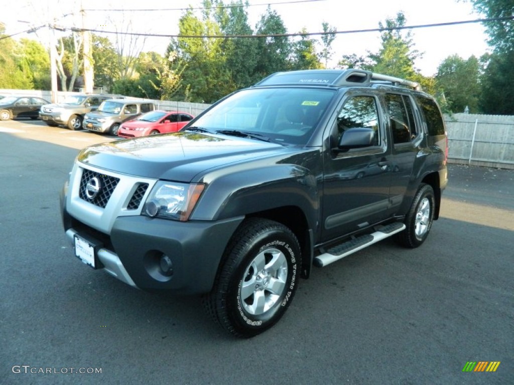 2011 Xterra S 4x4 - Night Armor / Gray photo #1