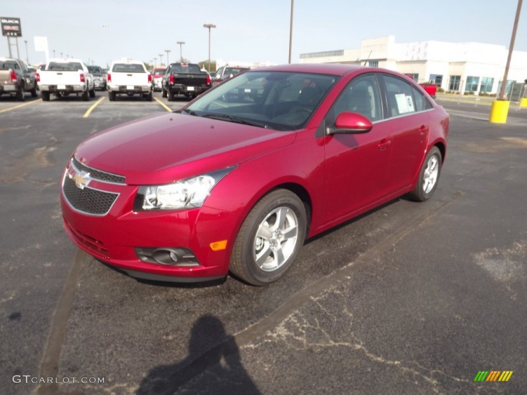 2013 Cruze LT - Crystal Red Metallic Tintcoat / Medium Titanium photo #1