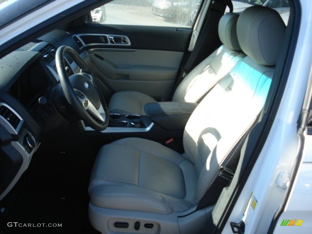 2011 Explorer XLT 4WD - White Platinum Tri-Coat / Charcoal Black photo #9