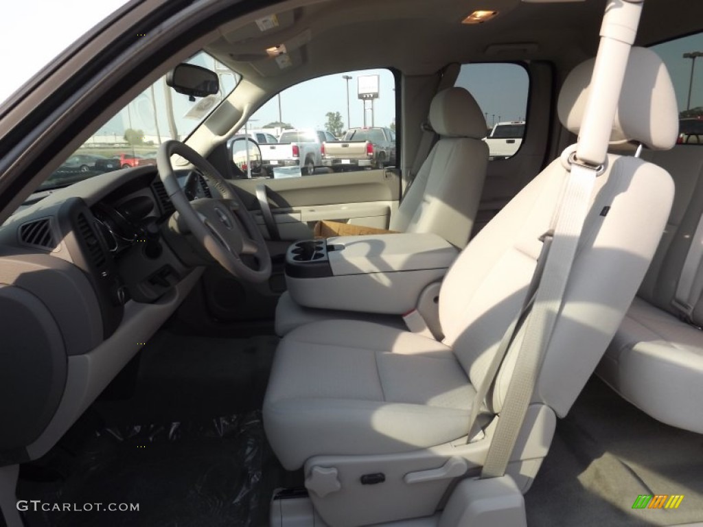 2012 Sierra 1500 SLE Extended Cab 4x4 - Summit White / Dark Titanium/Light Titanium photo #12