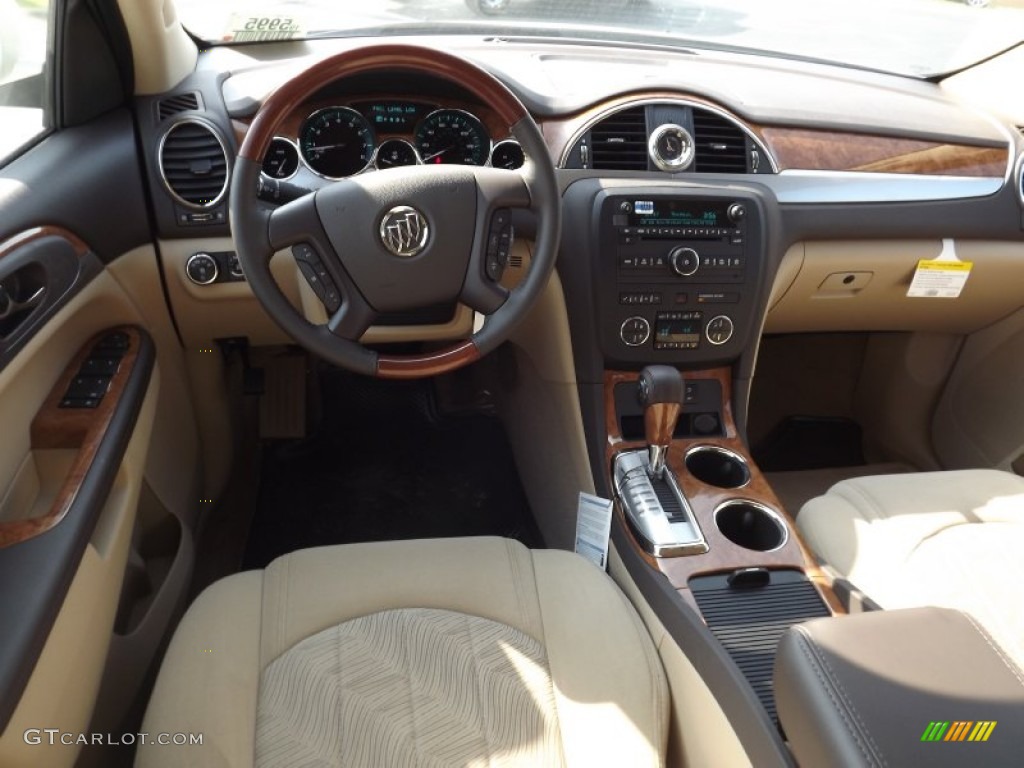 2012 Buick Enclave FWD Cashmere Dashboard Photo #71247364