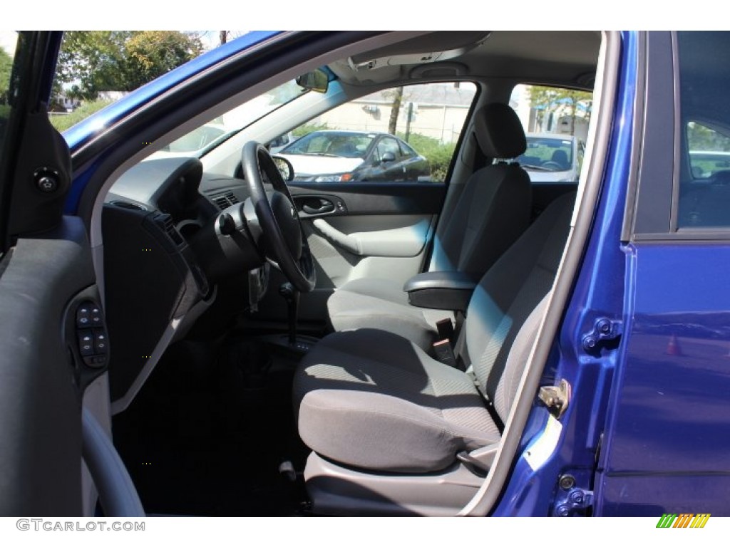 2005 Focus ZX5 SE Hatchback - Sonic Blue Metallic / Dark Flint/Light Flint photo #11