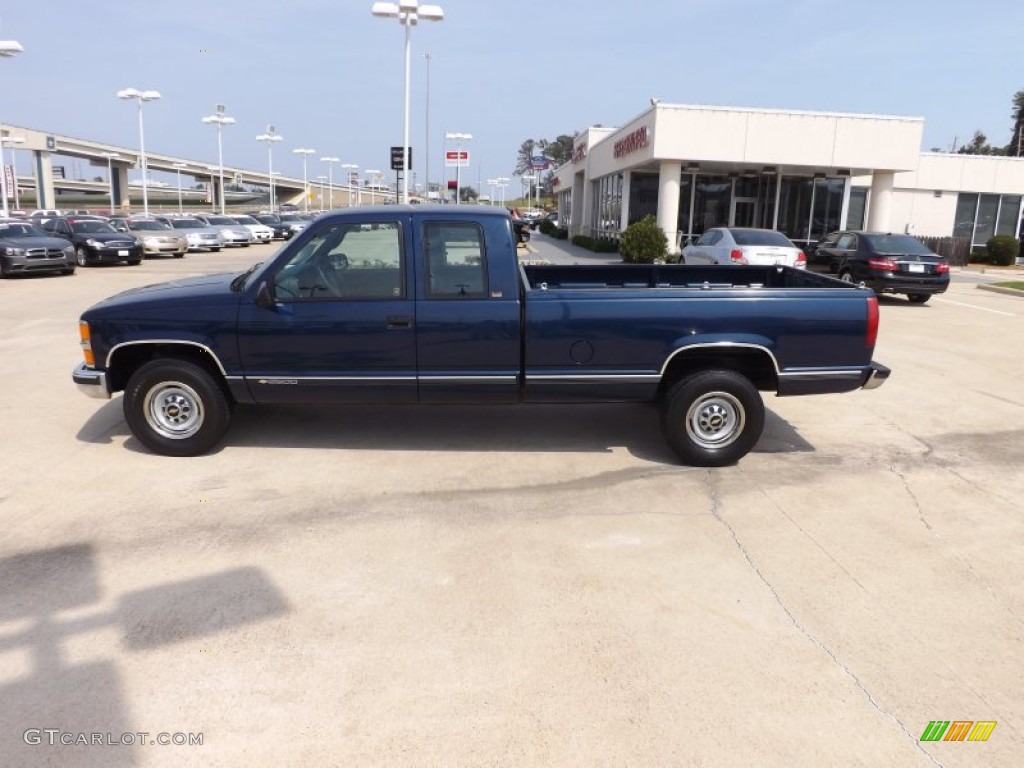Indigo Metallic 1996 Chevrolet C/K 2500 C2500 Extended Cab Exterior Photo #71248180