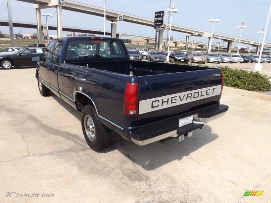 Indigo Metallic 1996 Chevrolet C/K 2500 C2500 Extended Cab Exterior Photo #71248193