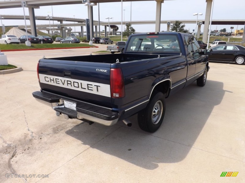 1996 C/K 2500 C2500 Extended Cab - Indigo Metallic / Blue photo #5