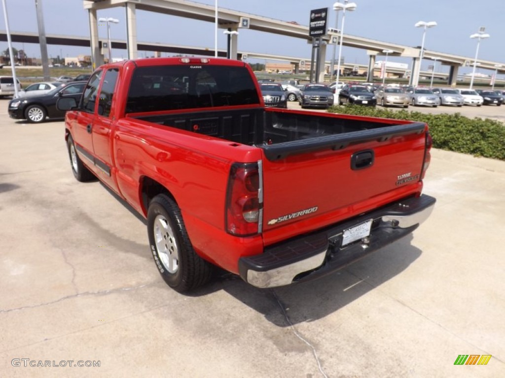 2006 Silverado 1500 LT Extended Cab - Victory Red / Medium Gray photo #3