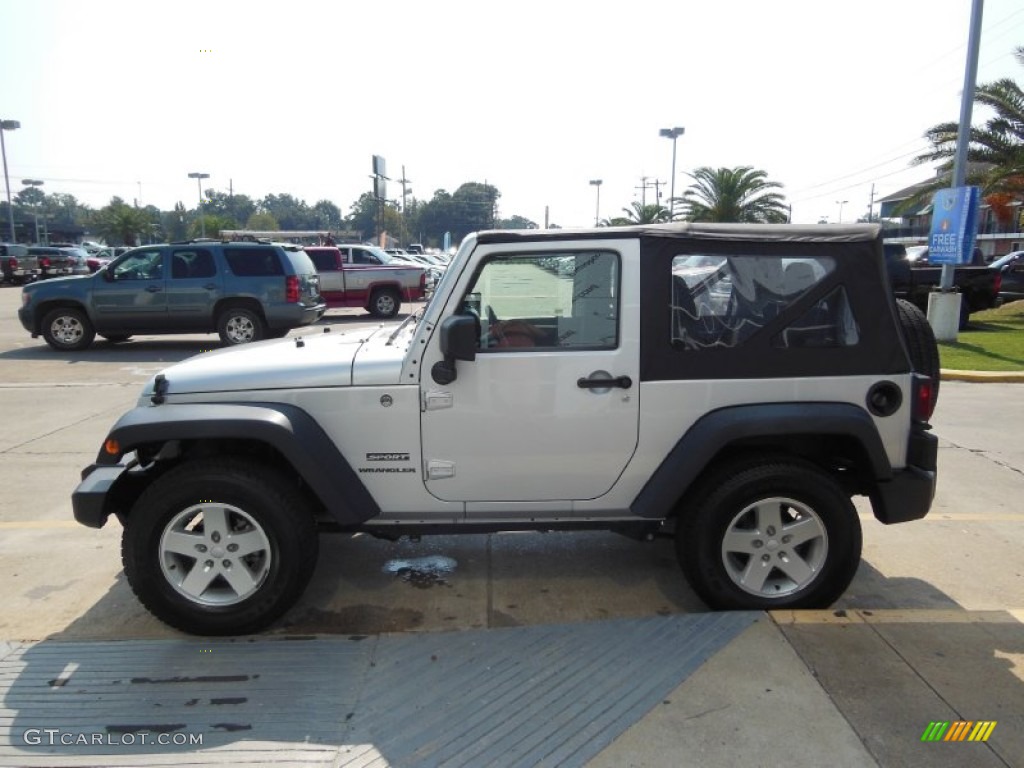2011 Wrangler Sport 4x4 - Bright Silver Metallic / Black photo #5
