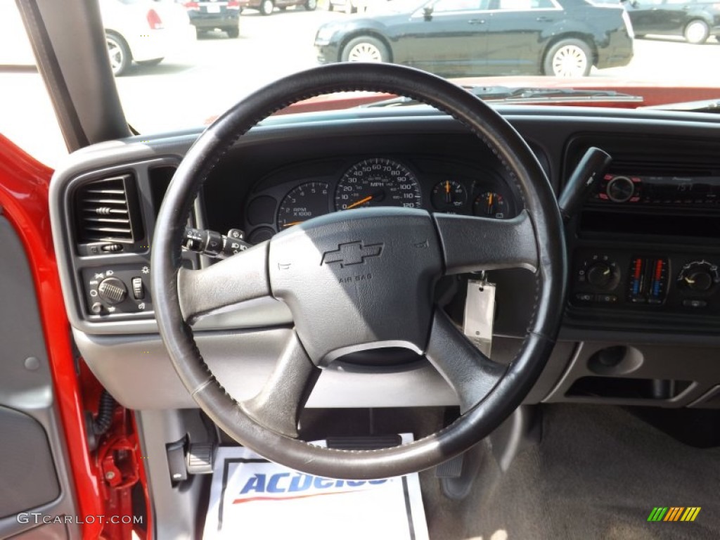 2006 Silverado 1500 LT Extended Cab - Victory Red / Medium Gray photo #10