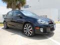 2013 Deep Black Pearl Metallic Volkswagen GTI 4 Door Autobahn Edition  photo #1