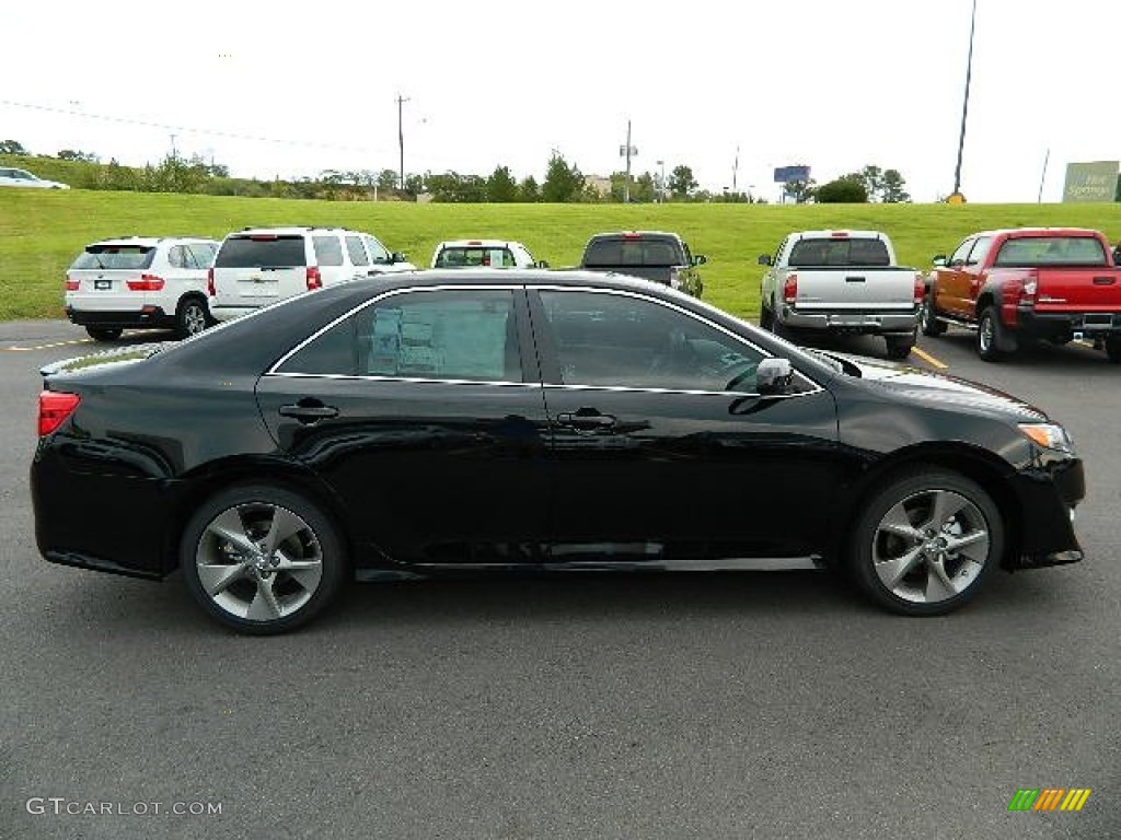 2012 Camry SE - Attitude Black Metallic / Black/Ash photo #2