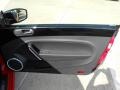 2013 Volkswagen Beetle Black/Red Interior Door Panel Photo
