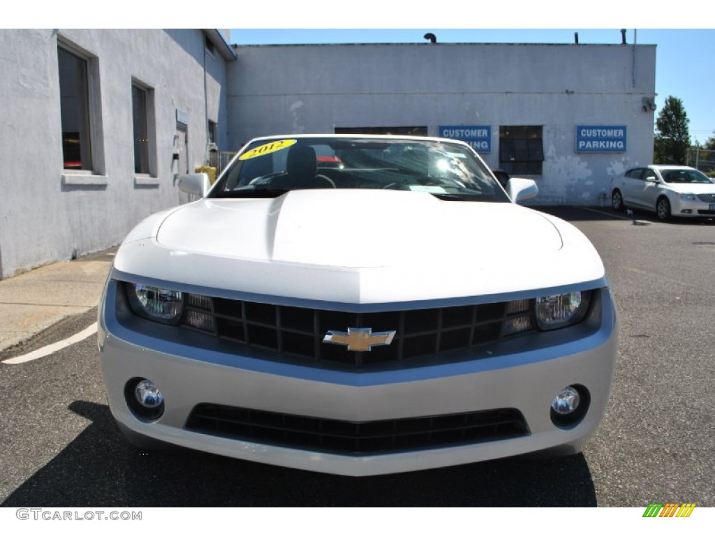 2012 Camaro LT Convertible - Silver Ice Metallic / Black photo #2