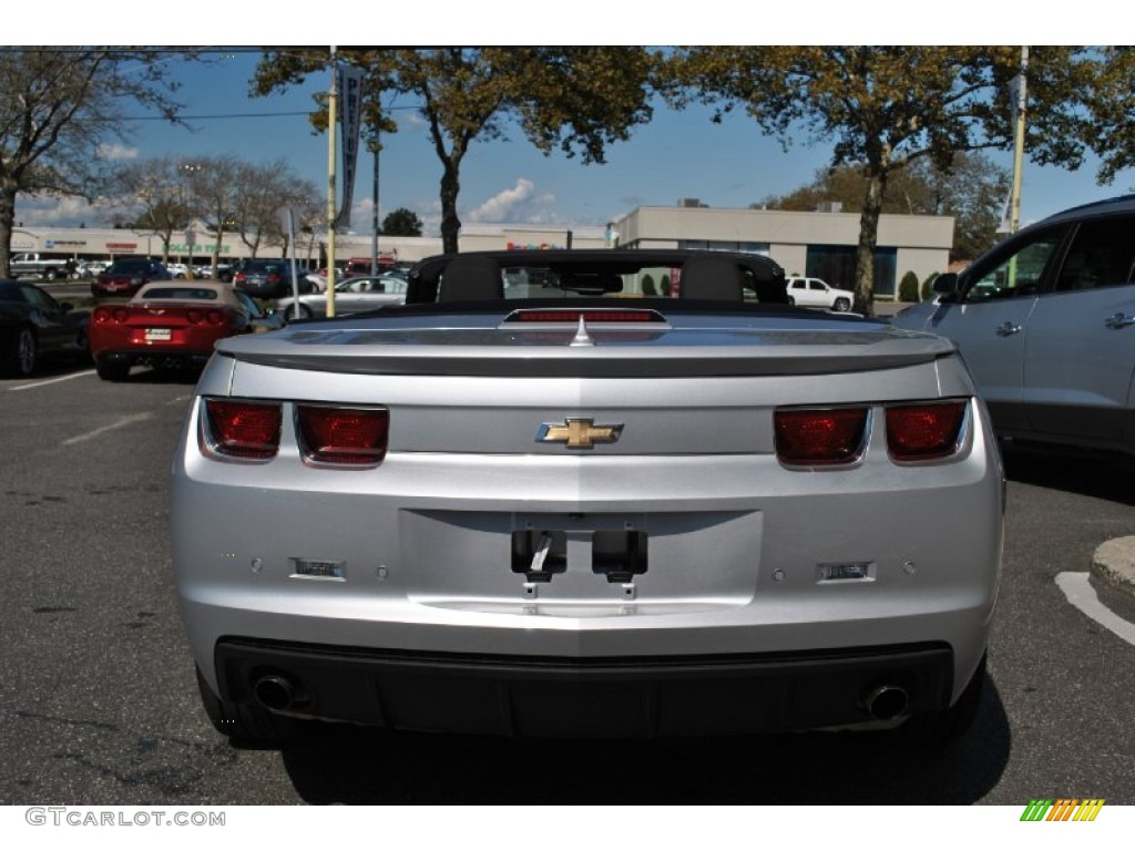 2012 Camaro LT Convertible - Silver Ice Metallic / Black photo #5