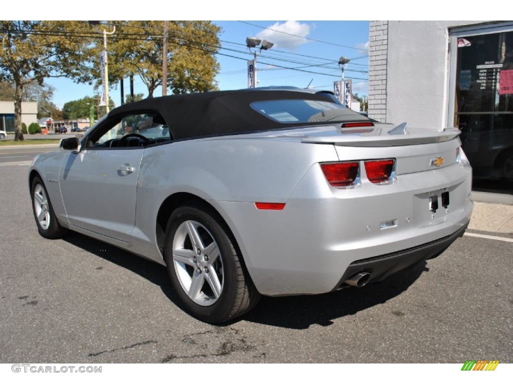 2012 Camaro LT Convertible - Silver Ice Metallic / Black photo #19