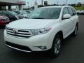 2013 Blizzard White Pearl Toyota Highlander Limited  photo #7
