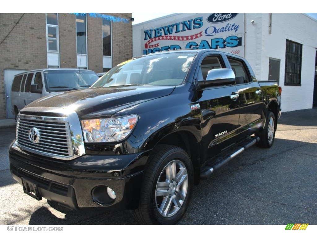 2010 Tundra Limited CrewMax 4x4 - Black / Graphite Gray photo #1